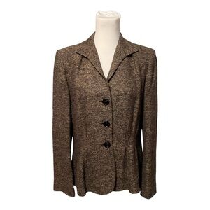 Lafayette 148 Tweed Blazer Size 8